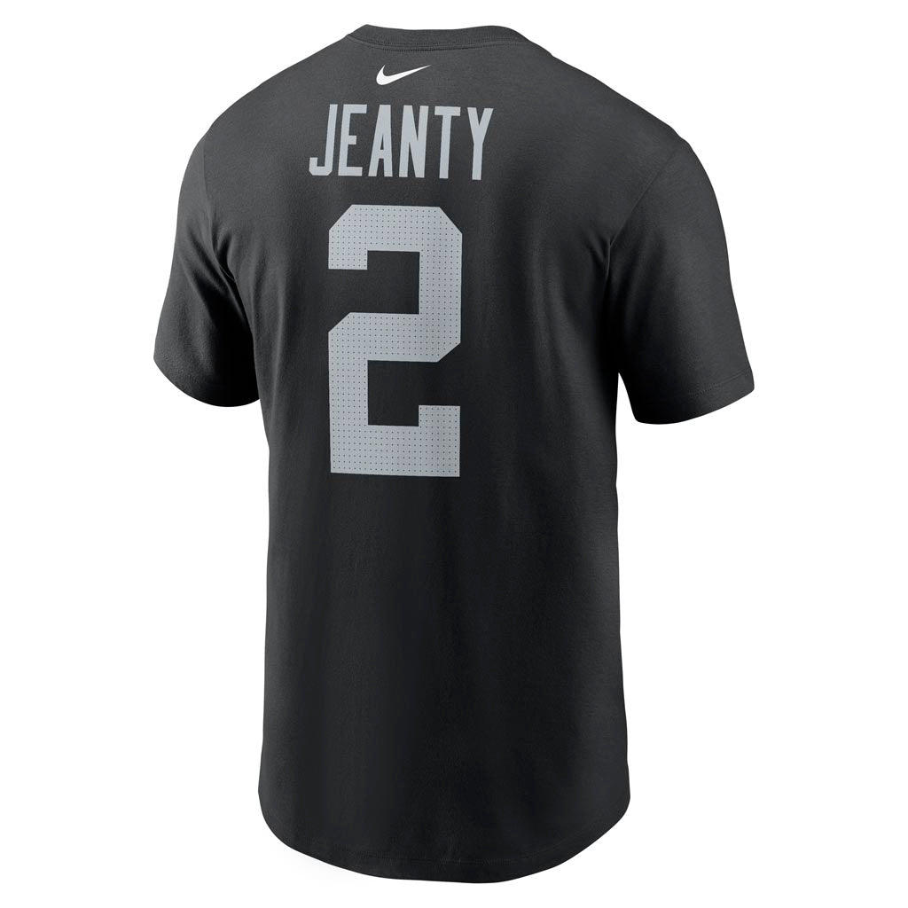 NFL Las Vegas Raiders Ashton Jeanty Nike Name & Number T-Shirt - Black