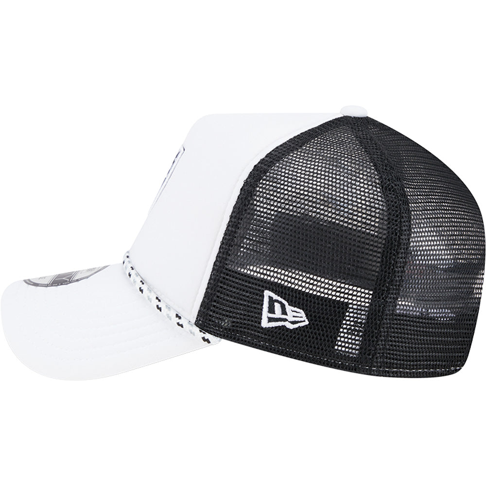 NFL Las Vegas Raiders New Era Court Sport 9FORTY A-Frame Adjustable Hat