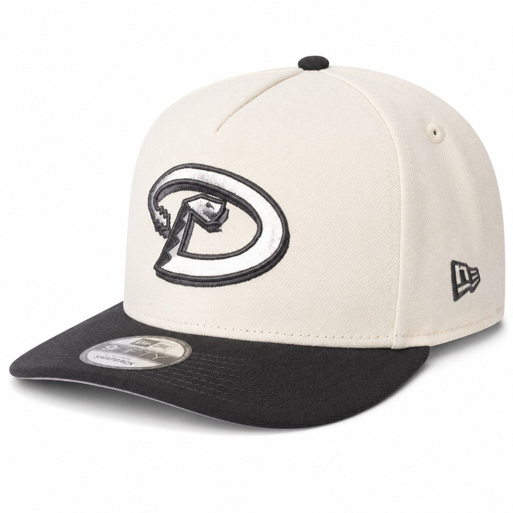 MLB Arizona Diamondbacks New Era Gridiron Chrome 9FIFTY A-Frame- Cream