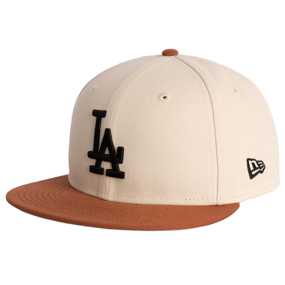 MLB Los Angeles Dodgers New Era Fieldstone 9FIFTY Snapback Hat- Light Cream