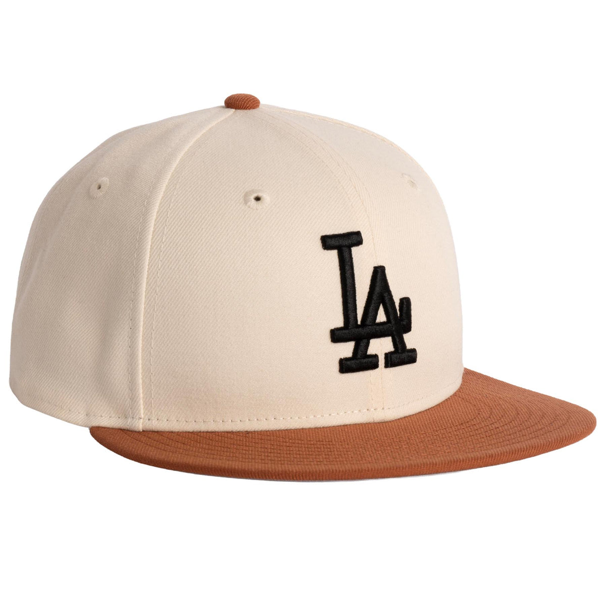 MLB Los Angeles Dodgers New Era Fieldstone 9FIFTY Snapback Hat- Light Cream