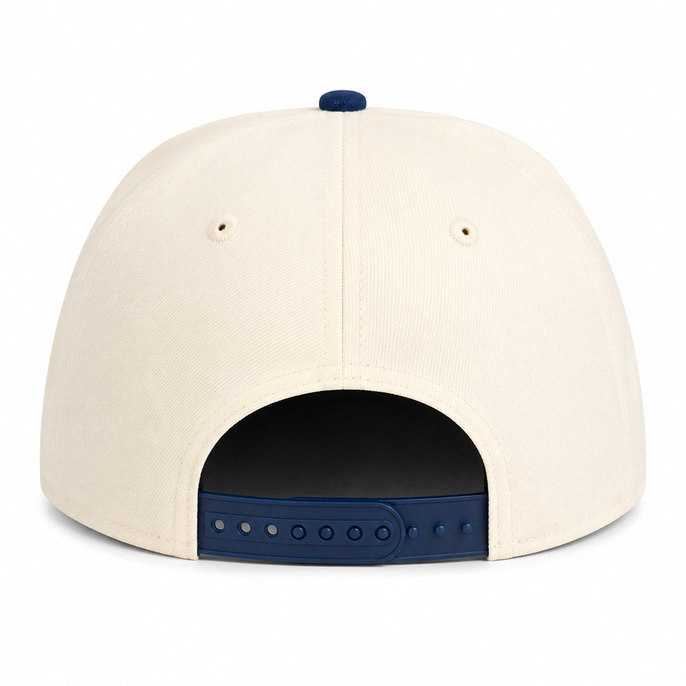 MLB Los Angeles Dodgers New Era Two-Tone Summer Flower 9FIFTY A-Frame Snapback Hat - Cream