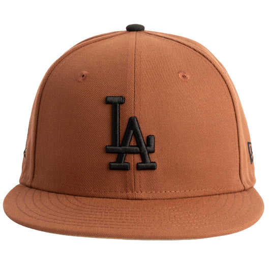 MLB Los Angeles Dodgers New Era Jolly Roger 59FIFTY Fitted Hat- Brown
