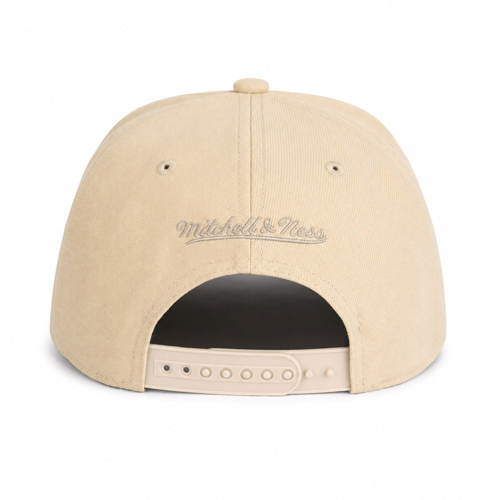 MLB Los Angeles Dodgers Mitchell and Ness Two-Tone Pro Pinch Snapback Hat- Cream