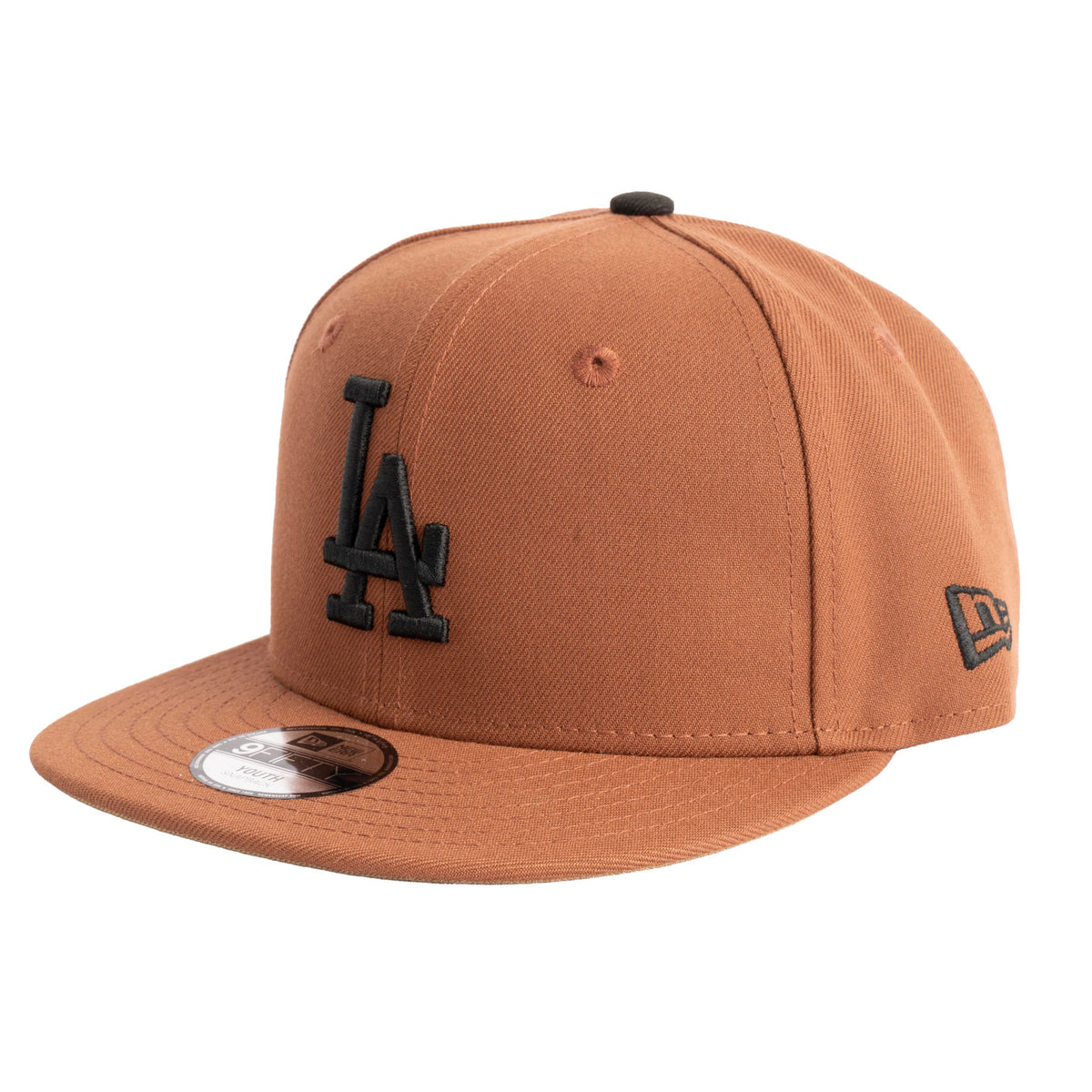 MLB Los Angeles Dodgers Youth New Era Jolly Roger 9FIFTY Snapback Hat- Brown