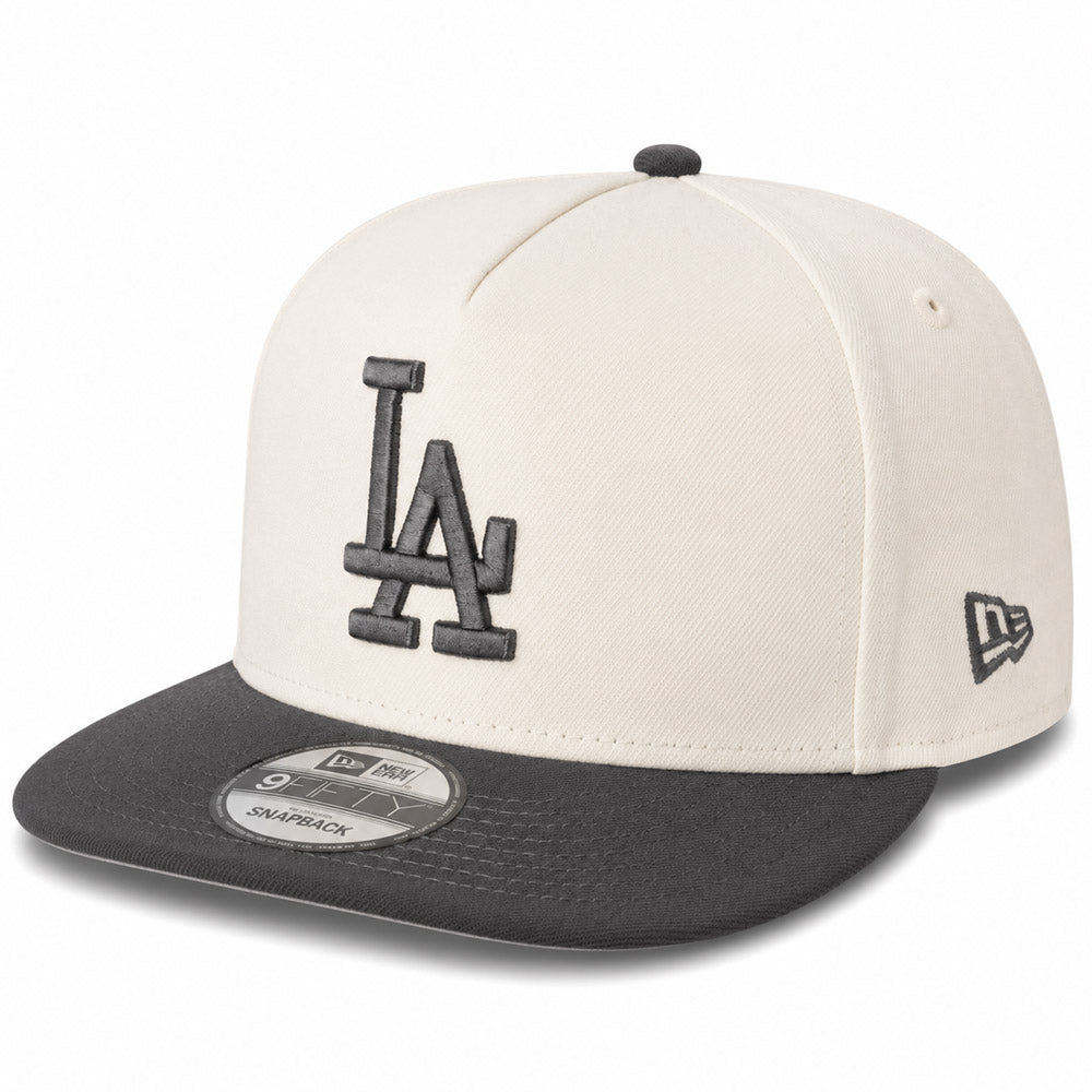 MLB Los Angeles Dodgers New Era Gridiron Chrome 9FIFTY A-Frame- Cream