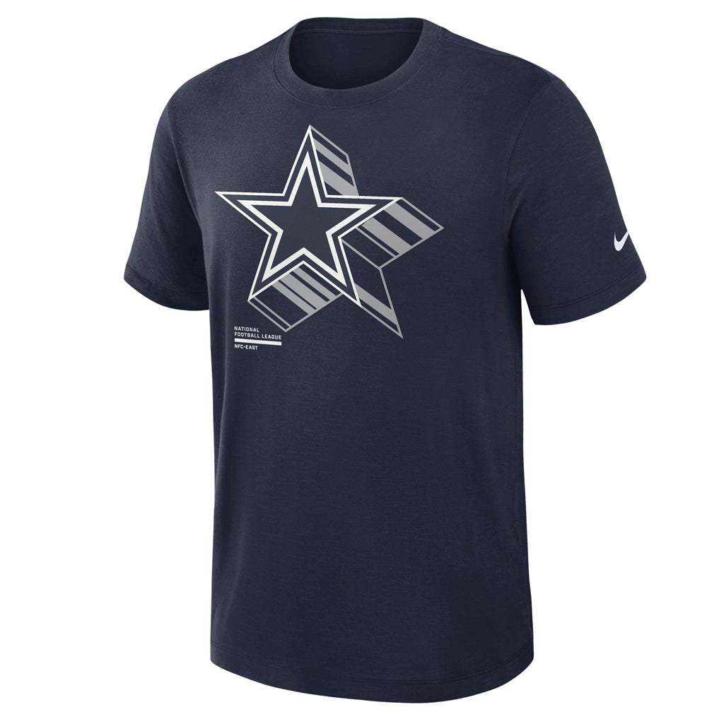 NFL Dallas Cowboys Nike Slub T-Shirt - Navy