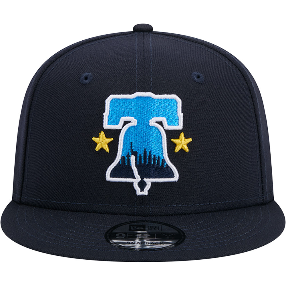 MLB Philadelphia Phillies New Era City Connect 9FIFTY Snapback Hat - Navy
