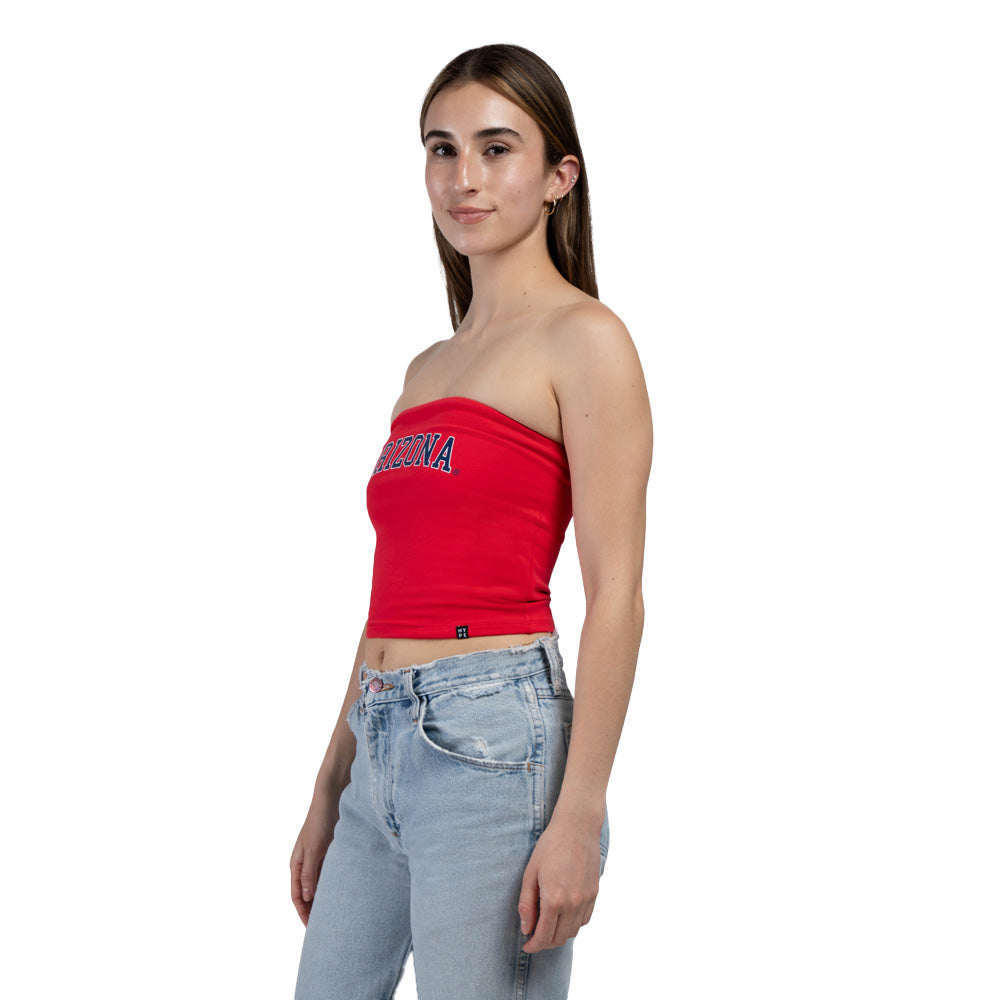 NCAA Arizona Wildcats Women's Hype & Vice Arch Arizona Tube Top