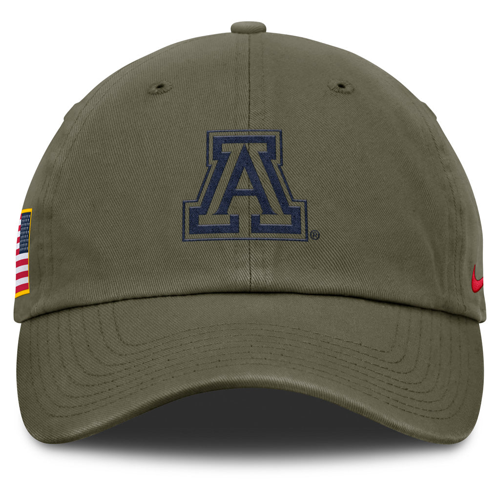 NCAA Arizona Wildcats Nike Tonal Primary Military Adjustable Hat - Green