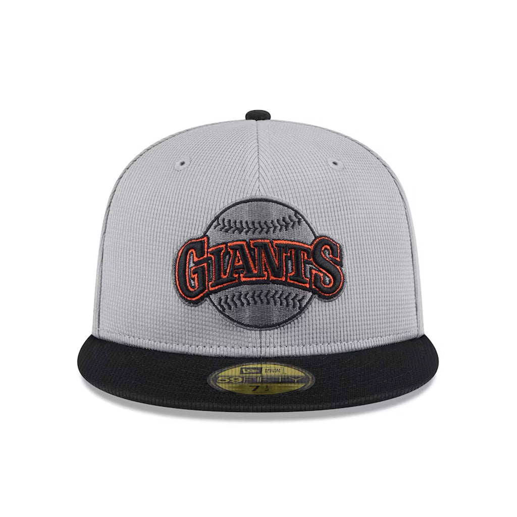 MLB San Francisco Giants New Era 2025 Graphite Batting Practice 59FIFTY Fitted Hat - Graphite