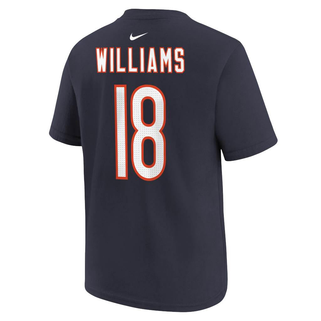 NFL Chicago Bears Caleb Williams Youth Nike Name & Number T-Shirt - Navy