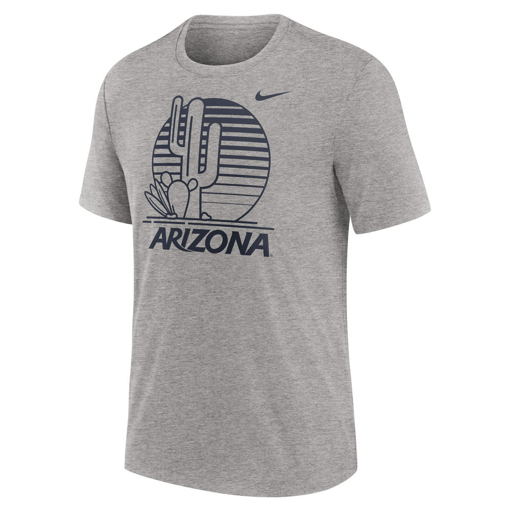 NCAA Arizona Wildcats Nike Local Tri-Blend Time Honored Tradition T-Shirt - Gray