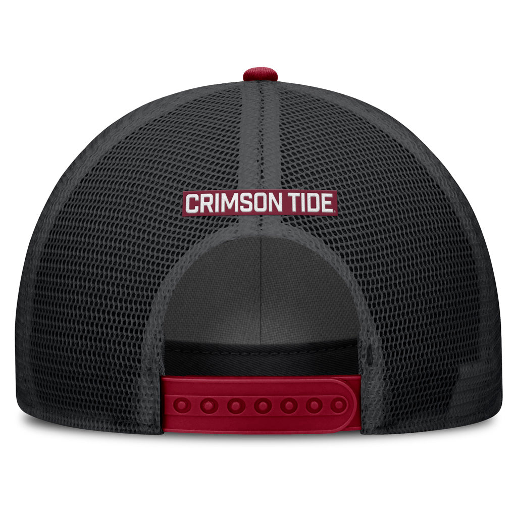 NCAA Alabama Crimson Tide Nike Primary Logo Snapback Trucker Hat - Maroon