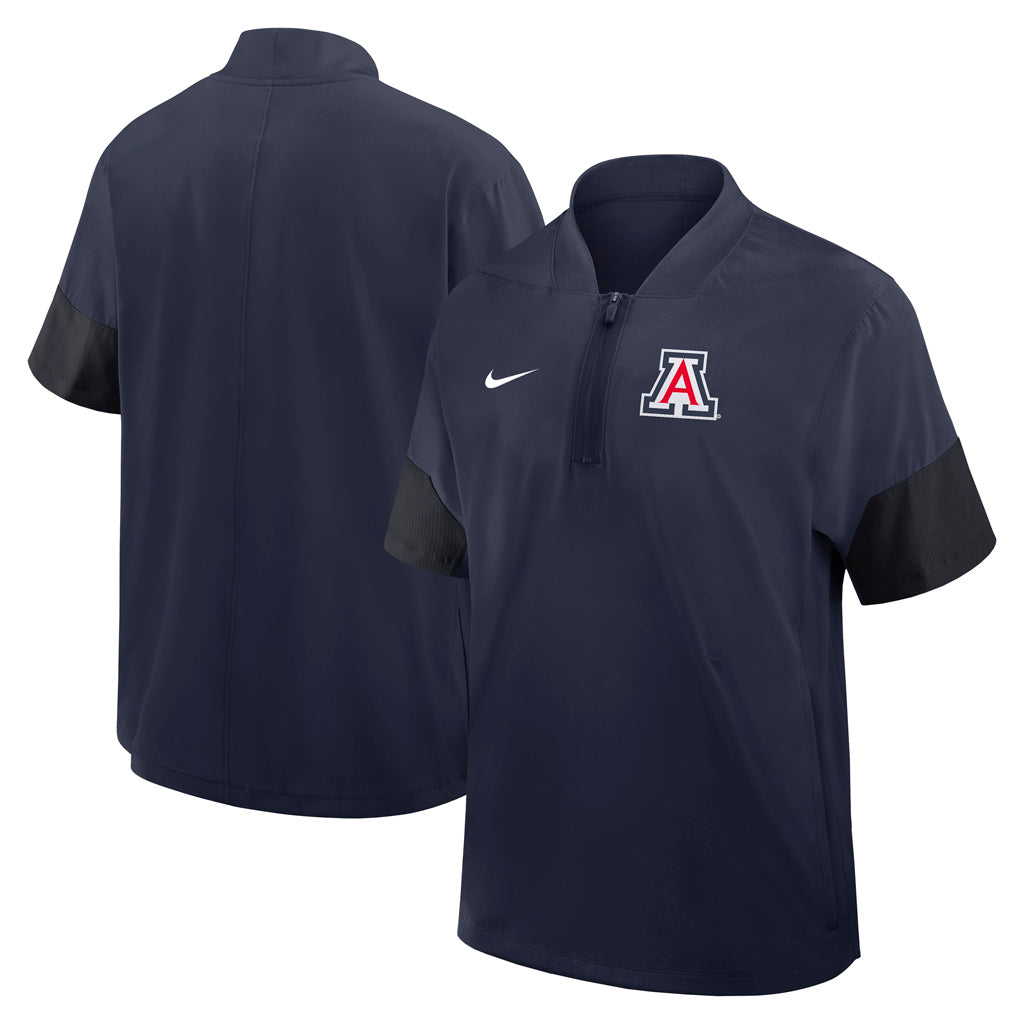 NCAA Arizona Wildcats Nike Coach 1/4 Zip Jacket - Navy