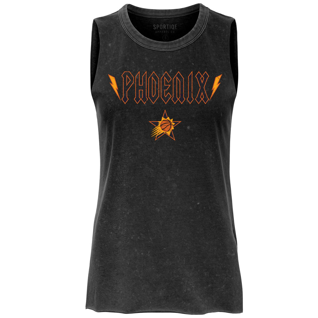 NBA Phoenix Suns Women's Sportiqe Crue Turner Tank Top - Black