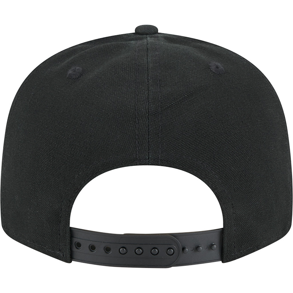 MLB Chicago White Sox Cotton Canvas 9FIFTY Split Panel Snapback Hat - Black