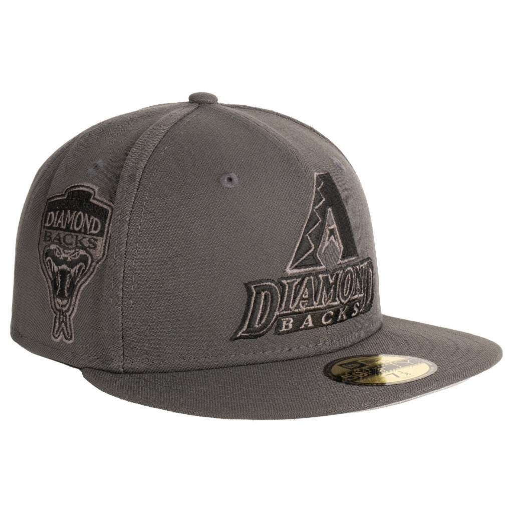 MLB Arizona Diamondbacks New Era Cooperstown Tonal Graphite 59FIFTY Fitted Hat - Graphite