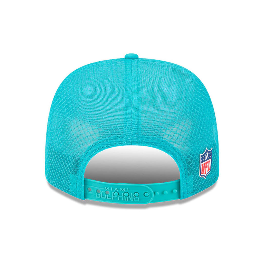 NFL Miami Dolphins New Era 2025 Sideline 9SEVENTY Stretch-Snapback Hat - Teal