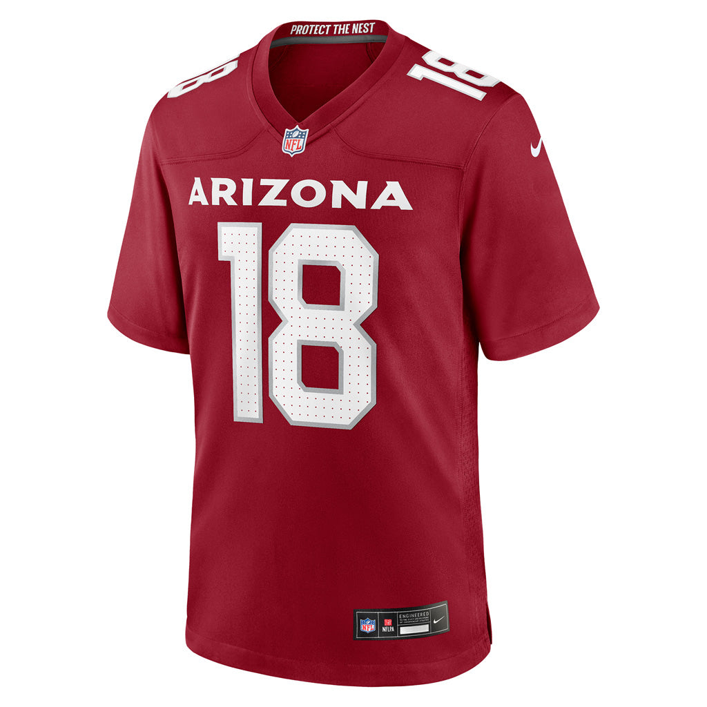 NFL Arizona Cardinals Marvin Harrison Jr. Nike Home Game Jersey - Red