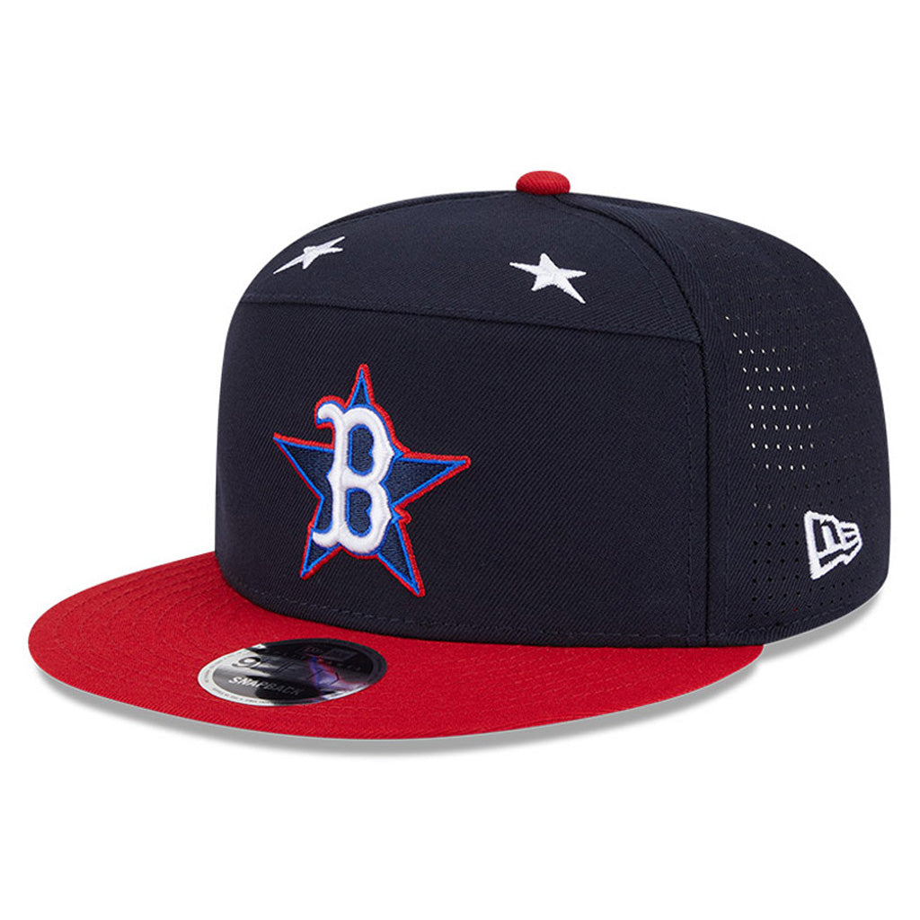MLB Boston Red Sox New Era 2025 All Star Game Workout 9FIFTY Split Panel Snapback Hat - Navy