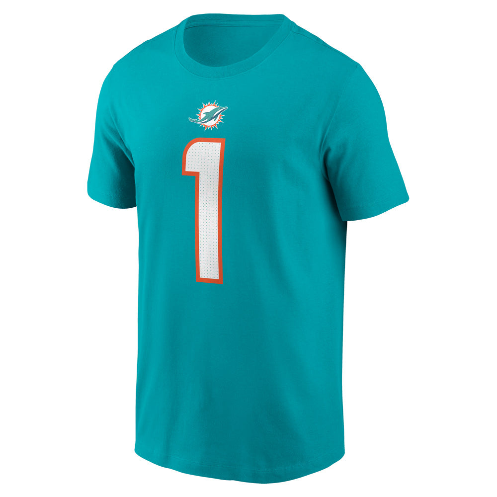 NFL Miami Dolphins Tua Tagovailoa Nike DFCT Player Pride Logo T-Shirt - Teal