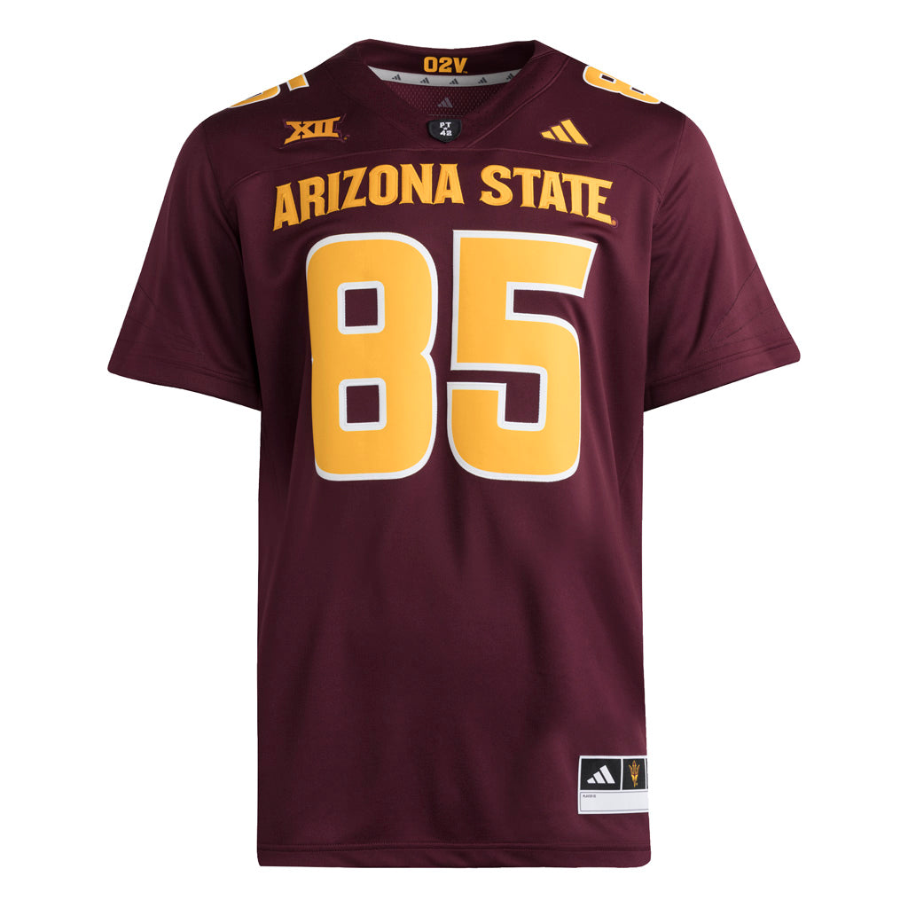 NCAA Arizona State Sun Devils adidas Home Premium Replica Jersey - Maroon