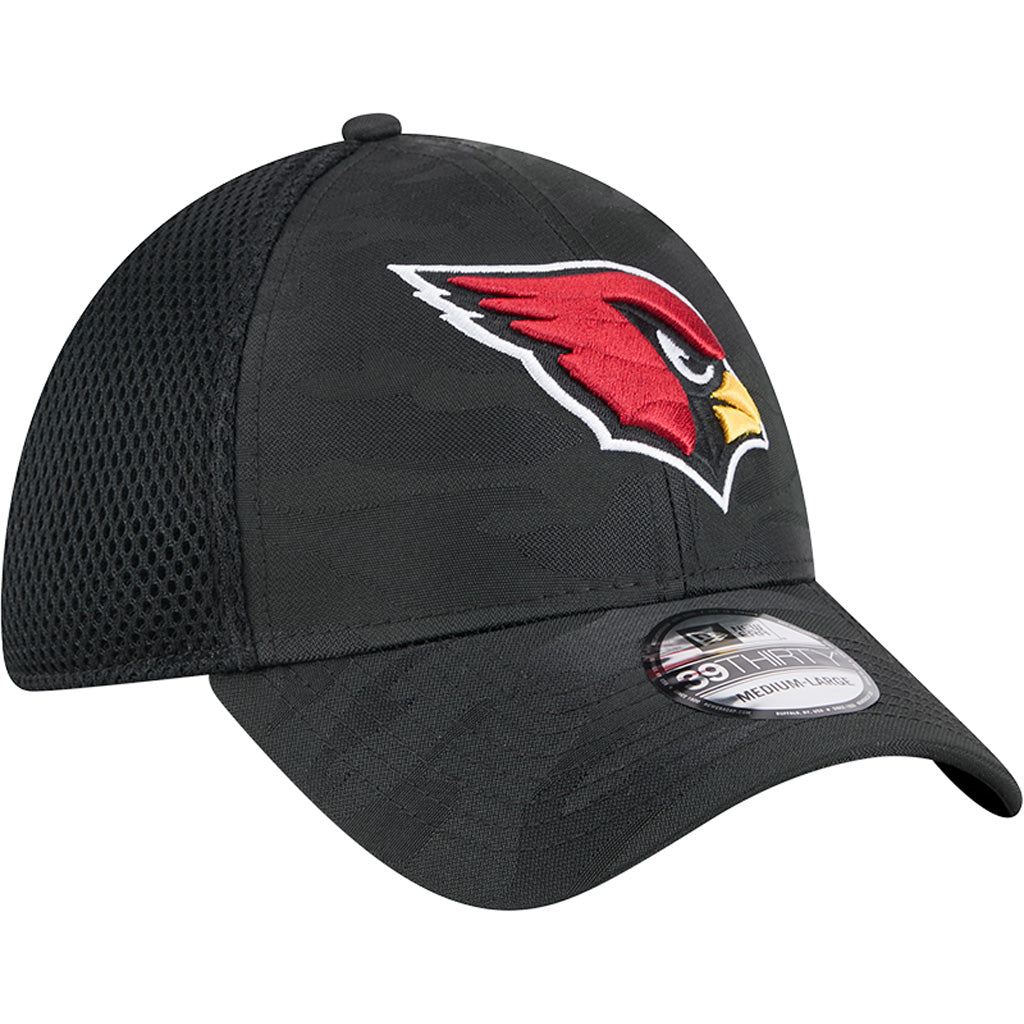 NFL Arizona Cardinals New Era Black Camo 39THIRTY Flex Fit Hat - Black