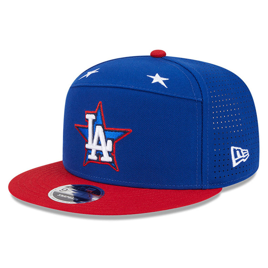 MLB Los Angeles Dodgers New Era 2025 All Star Game Workout 9FIFTY Split Panel Snapback Hat - Blue