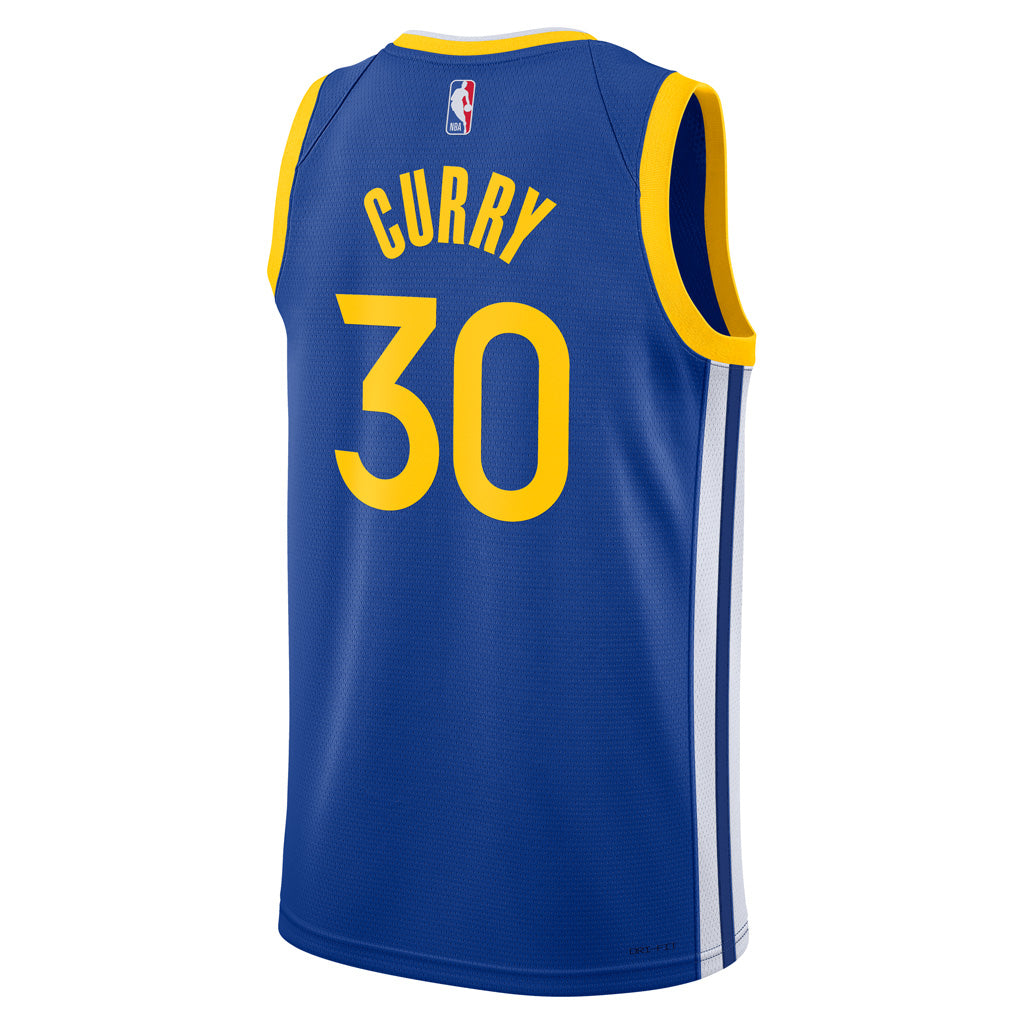 NBA Golden State Warriors Stephen Curry Nike Icon Swingman Jersey