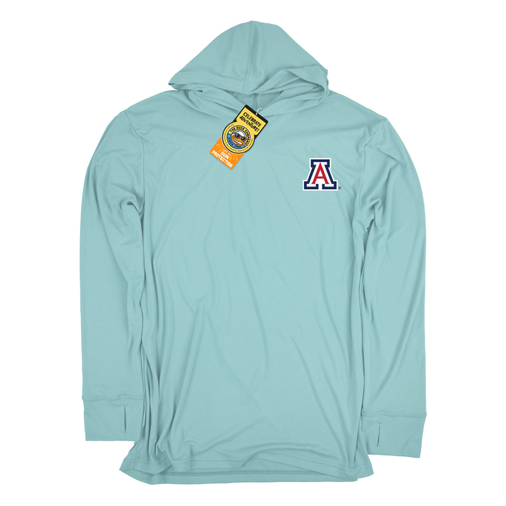 NCAA Arizona Wildcats The Duck Company Fetch Hooded Long Sleeve Shirt - Blue