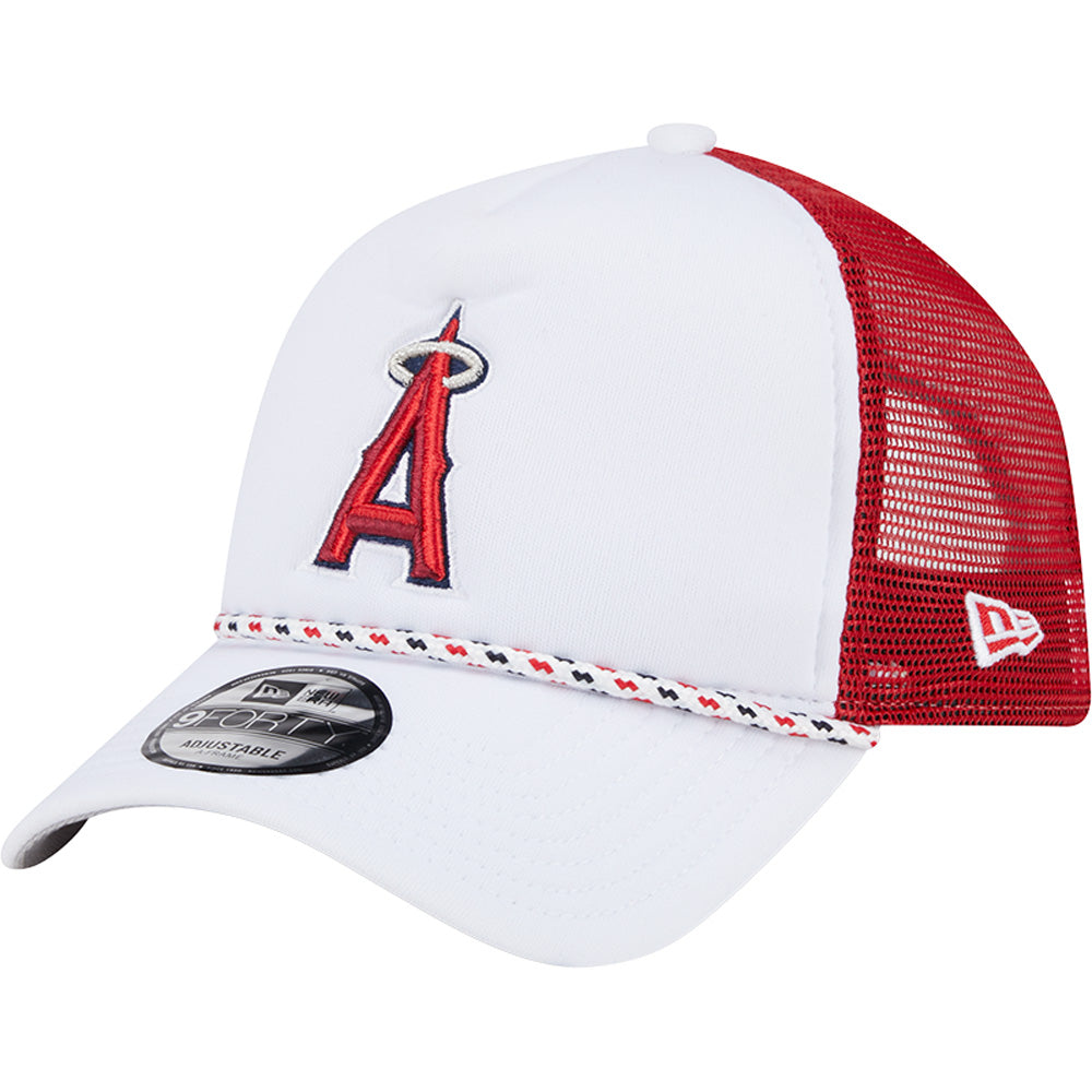 MLB Los Angeles Angels New Era Court Sport 9FORTY A-Frame Adjustable