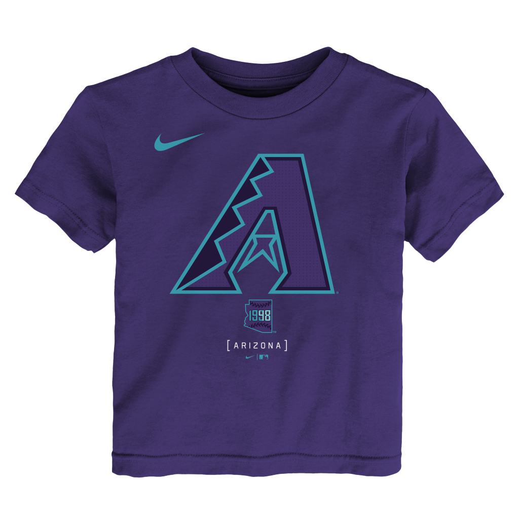 MLB Arizona Diamondbacks Toddler Nike 2025 City Connect Logo T-shirt - Purple