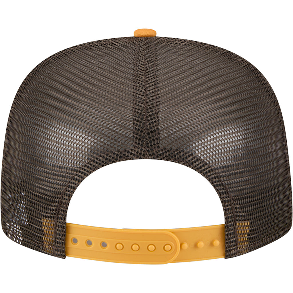 MLB San Diego Padres New Era Retro Script 9FIFTY A-Frame Snapback Hat - White