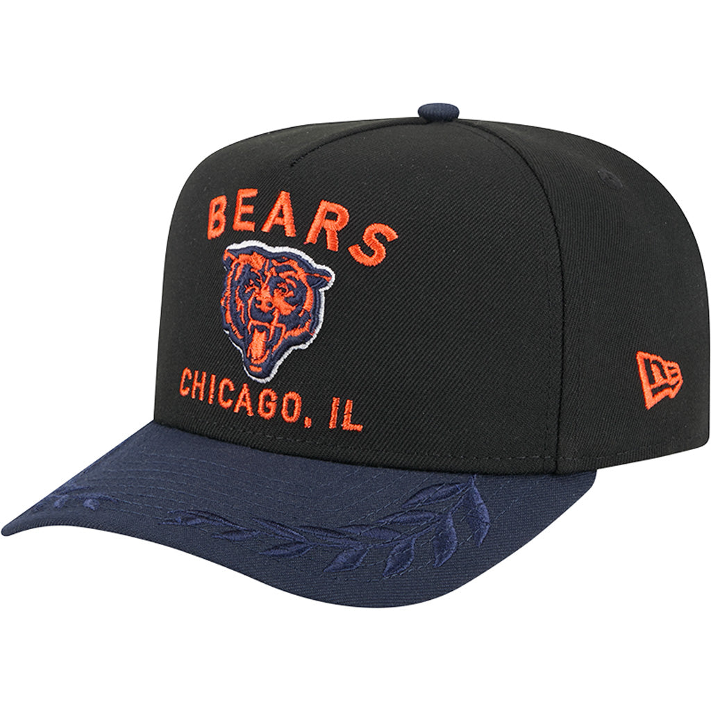 NFL Chicago Bears New Era 2025 Draft 9FIFTY A-Frame Hat - Black