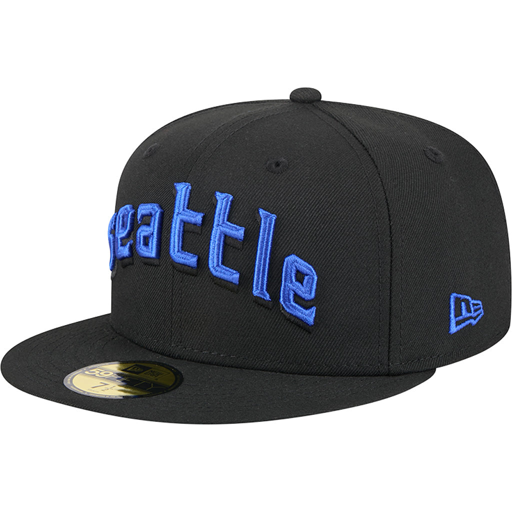 MLB Seattle Mariners New Era City Connect Fan Pack 59FIFTY Fitted Hat - Black