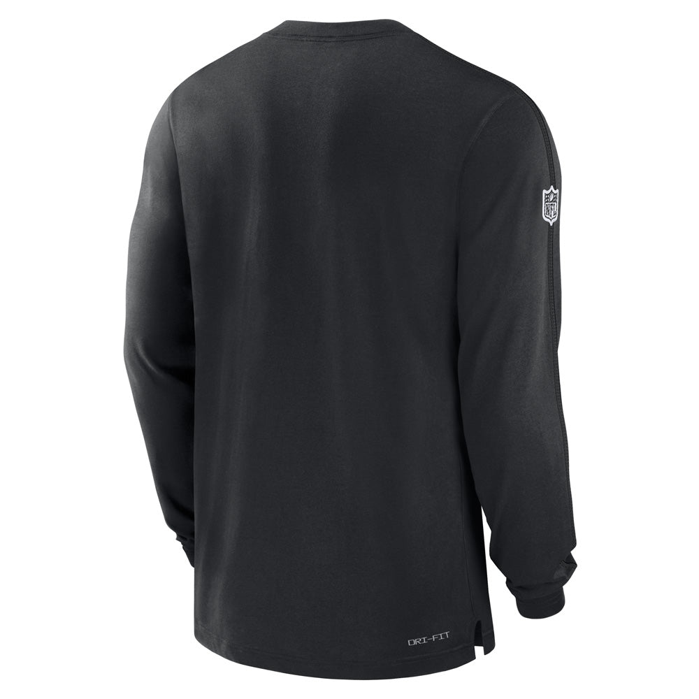 NFL Arizona Cardinals Nike Dri-Fit Player Team Issue Long Sleeve T-Shirt - Black