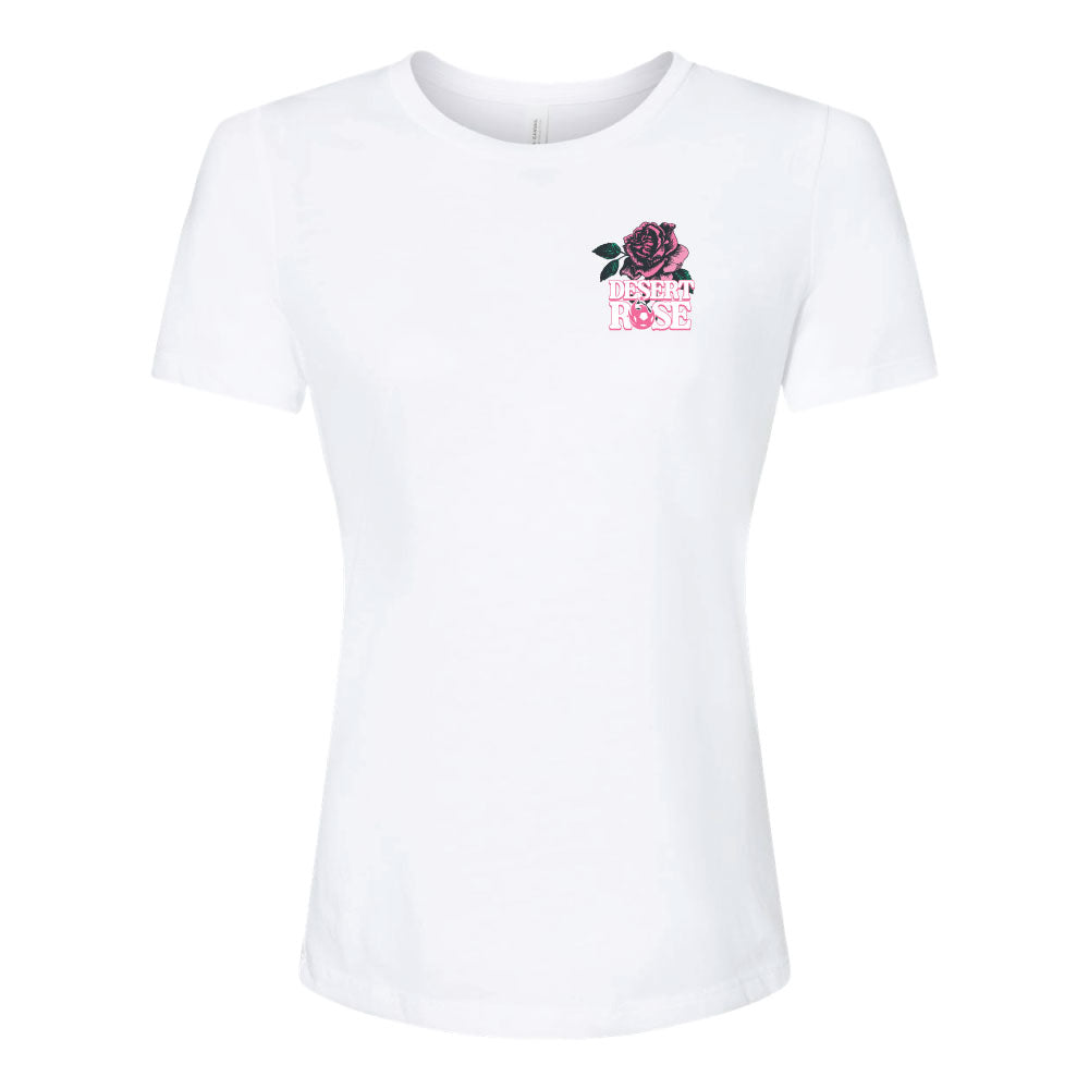 Phoenix Rising Women&#39;s Rising Select Desert Rose Concert T-Shirt - White
