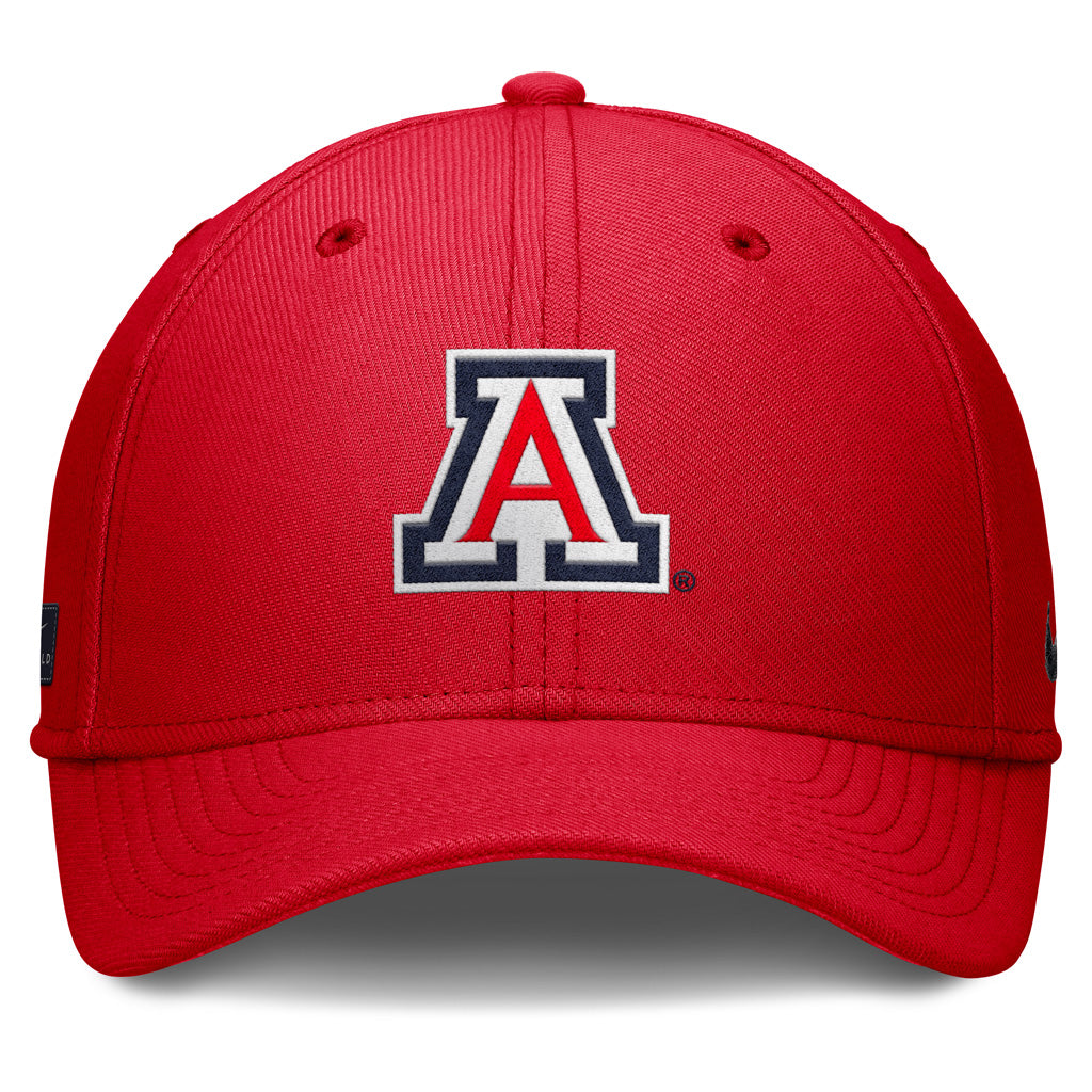 NCAA Arizona Wildcats Nike Primary Logo Swooshflex Fit Hat - Red