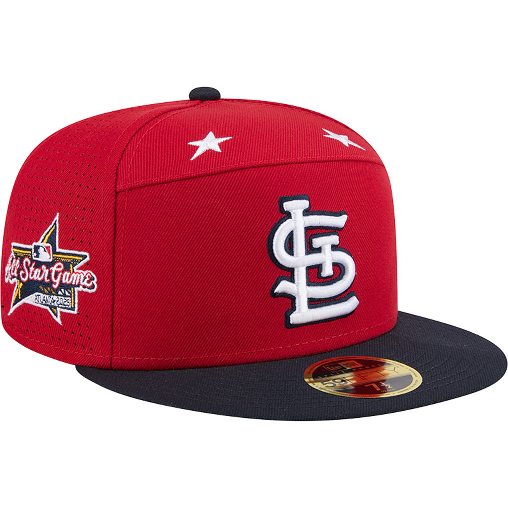 MLB St. Louis Cardinals New Era 2025 All Star Game 59FIFTY Fitted Hat - Red