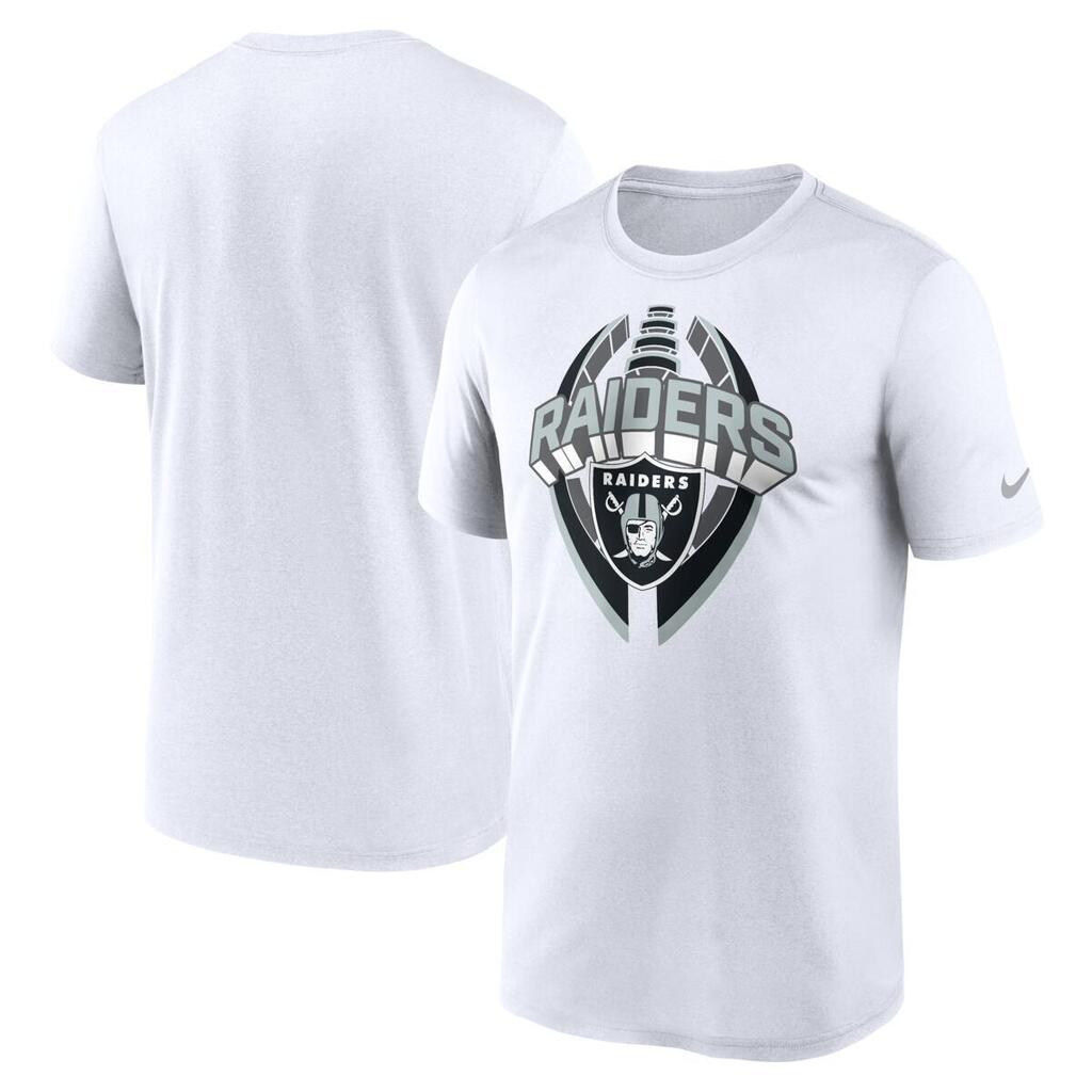 NFL Las Vegas Raiders Nike 2025 Icon Legend T-Shirt - White