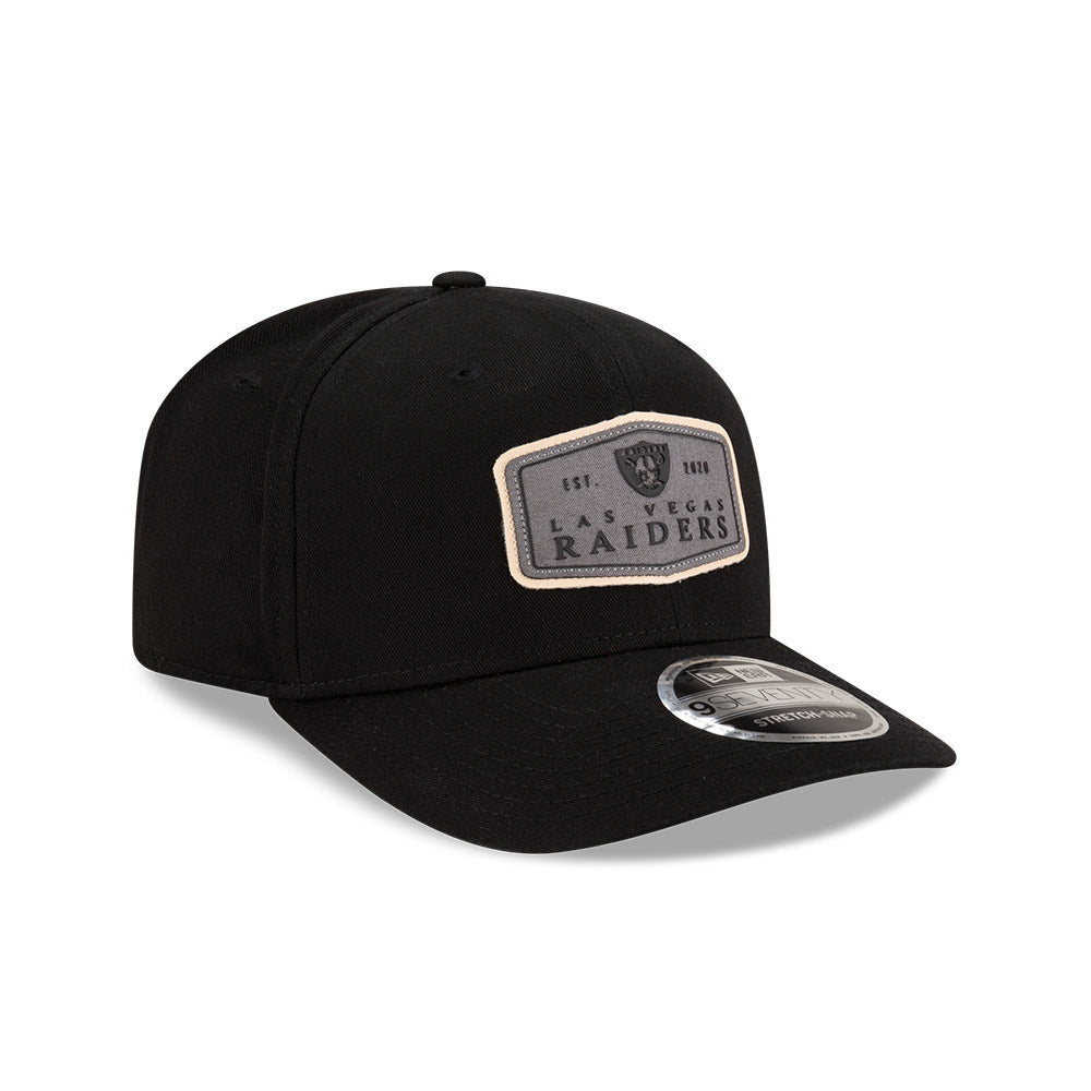 NFL Las Vegas Raiders Labeled 9SEVENTY Stretch-Snapback Hat - Black