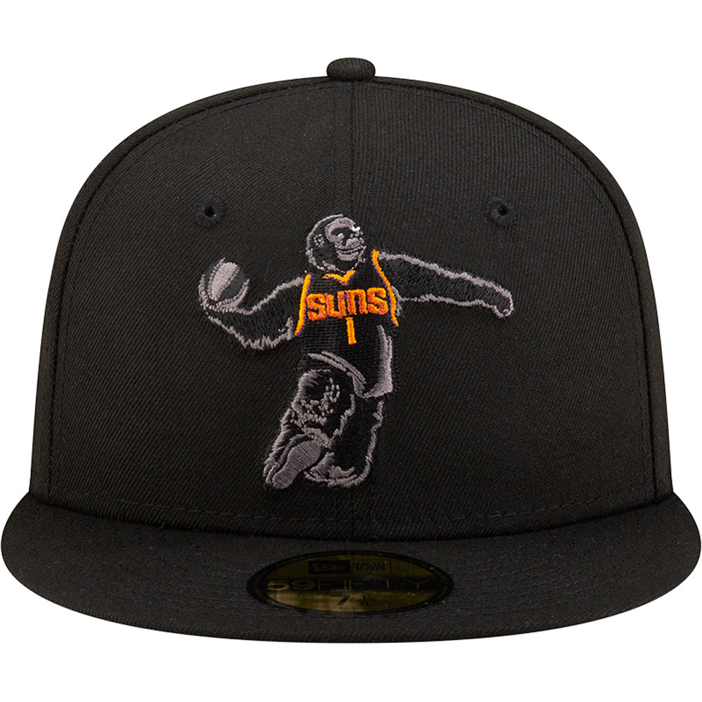 NBA Phoenix Suns New Era Whammo Time 59FIFTY Fitted Hat - Black