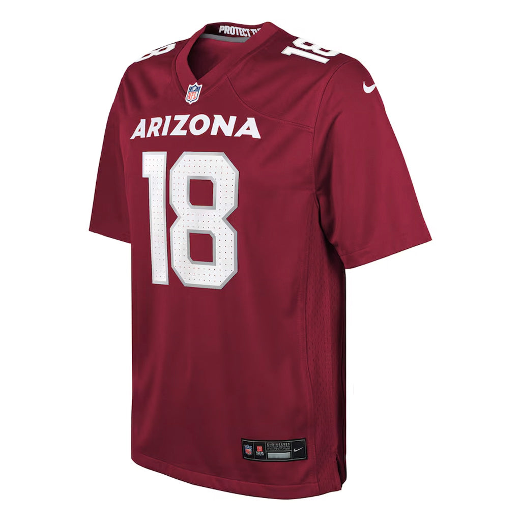 NFL Arizona Cardinals Marvin Harrison Jr. Youth Nike Home Game Jersey - Red