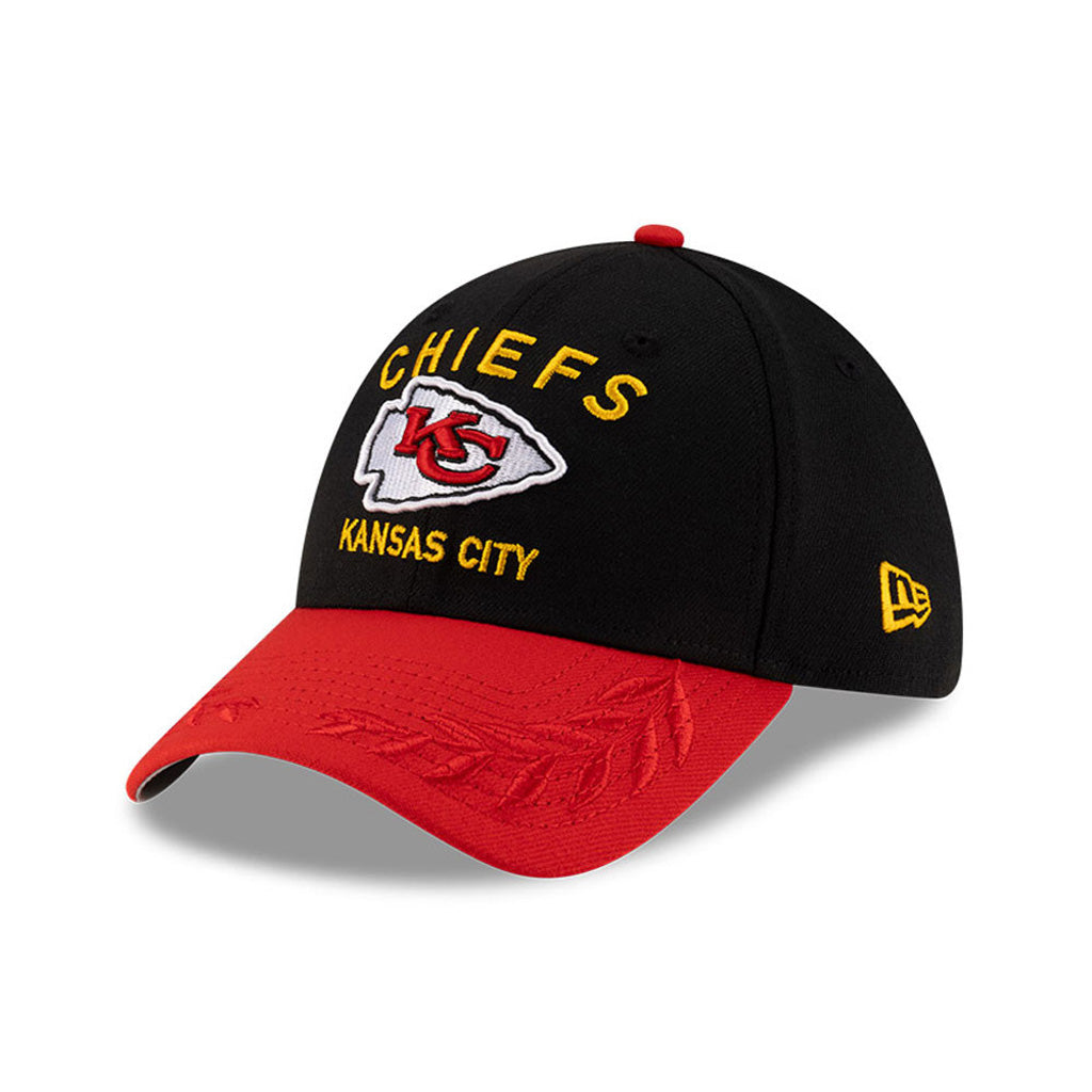 NFL Kansas City Chiefs New Era 2025 Draft 39THIRTY Flex Fit Hat - Black
