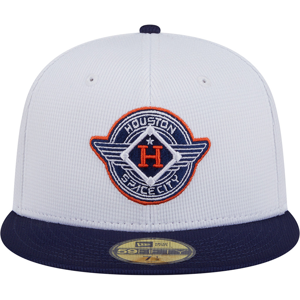 MLB Houston Astros New Era 2025 City Connect Batting Practice 59FIFTY Fitted Hat - White