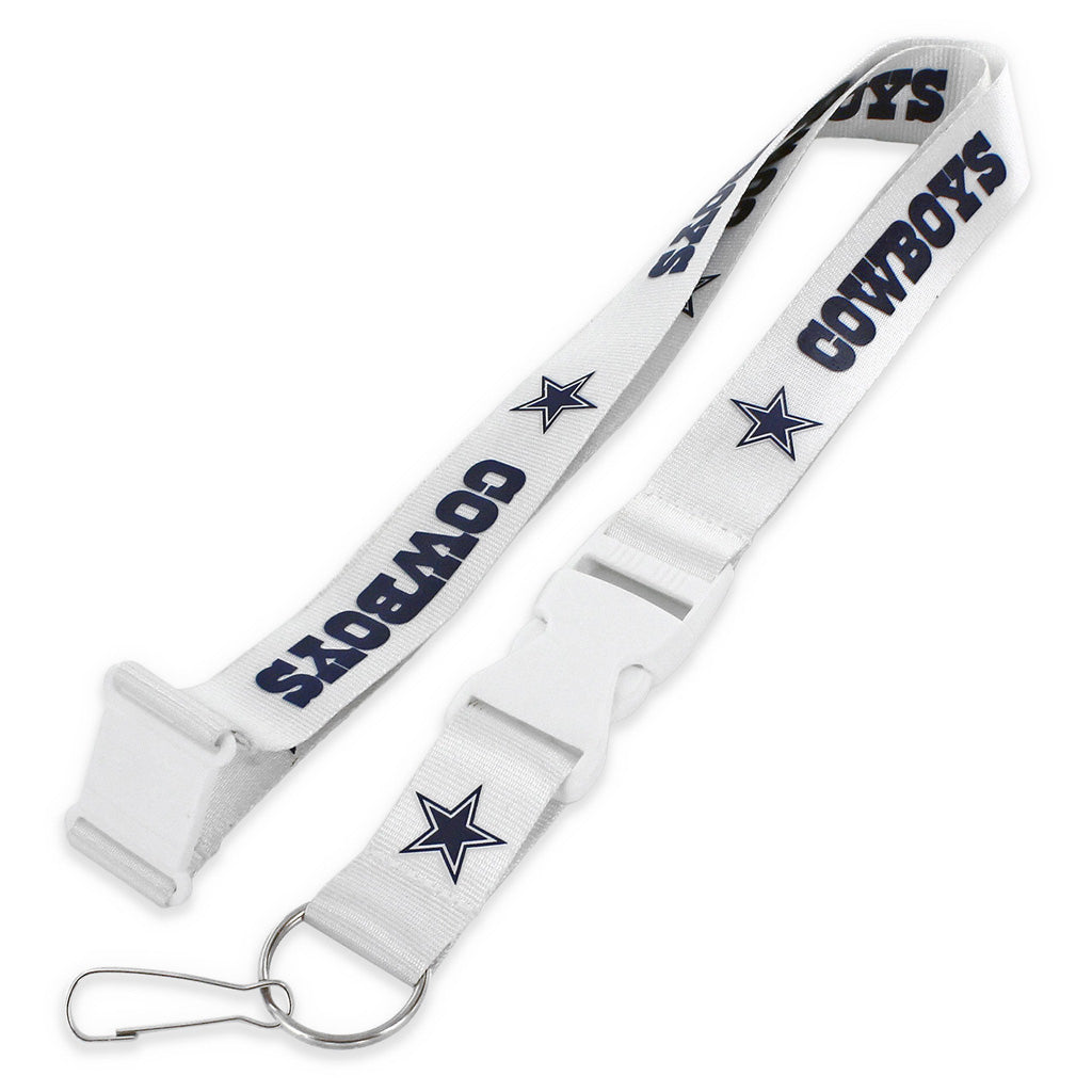 NFL Dallas Cowboys Aminco Lanyard - White