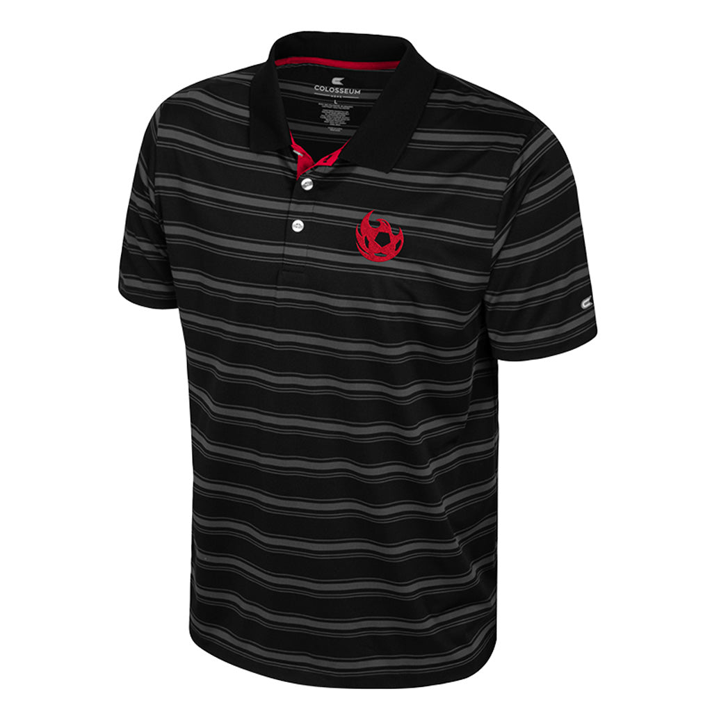 Phoenix Rising Colosseum Milk Steak Polo - Black