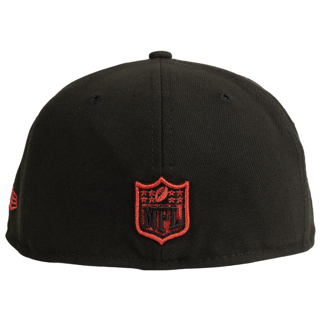 NFL Las Vegas Raiders New Era Blackbird 59FIFTY Fitted Hat - Black