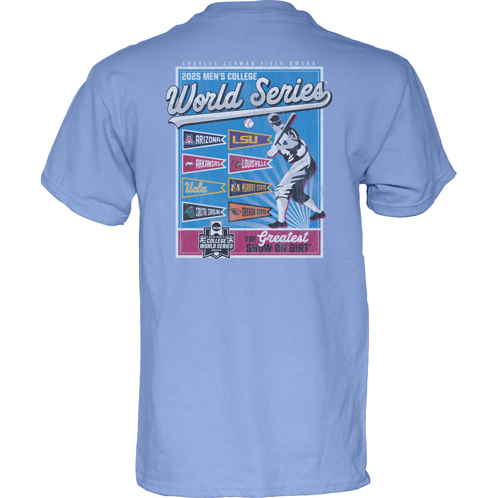 NCAA Blue 84 College World Series All Teams T-Shirt - Blue